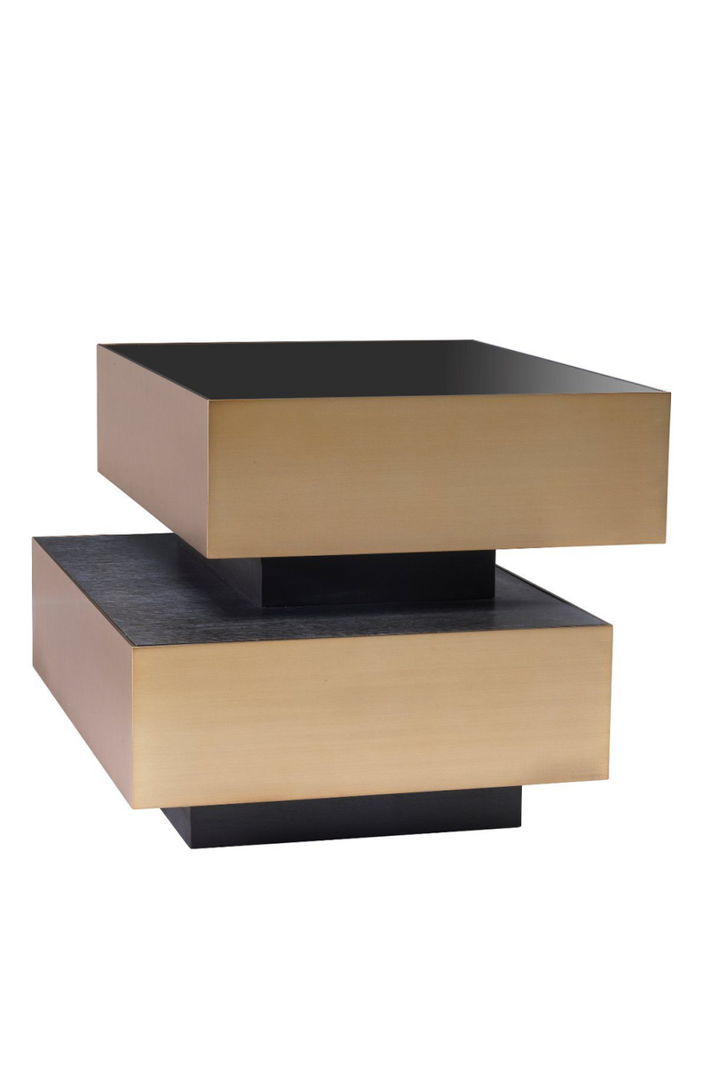 Brass Stacked Side Table | Eichholtz Shelton | Eichholtz Miami