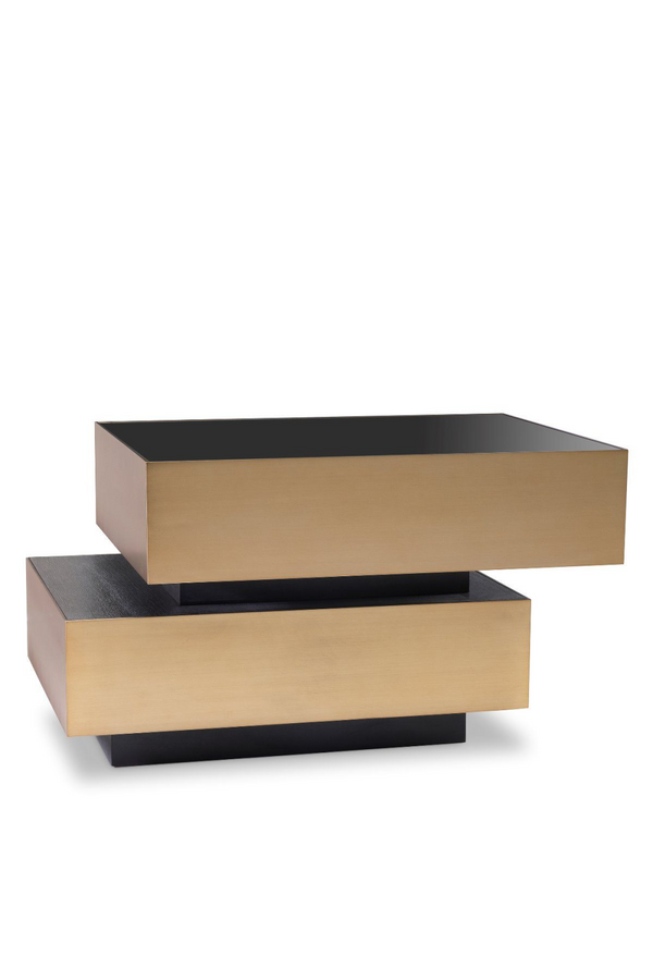 Brass Stacked Side Table | Eichholtz Shelton | Eichholtz Miami