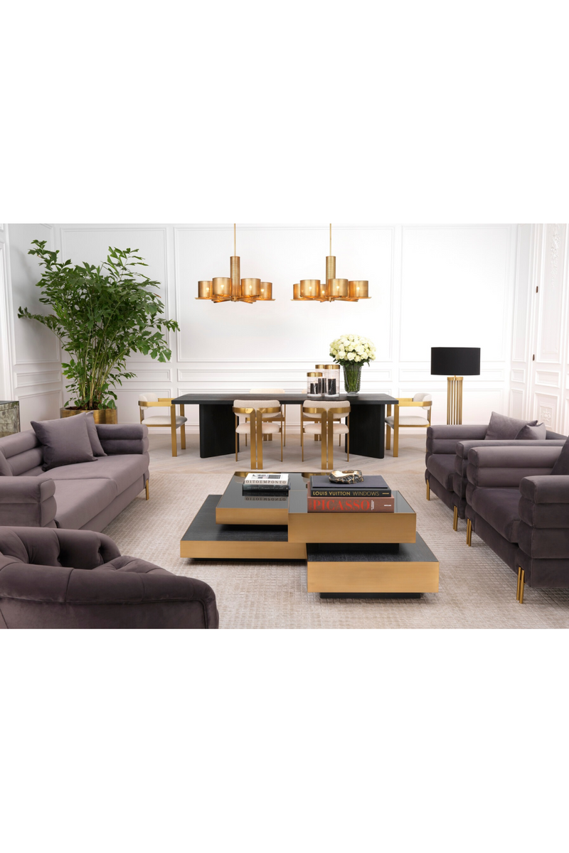 Brass Stacked Side Table | Eichholtz Shelton | Eichholtz Miami