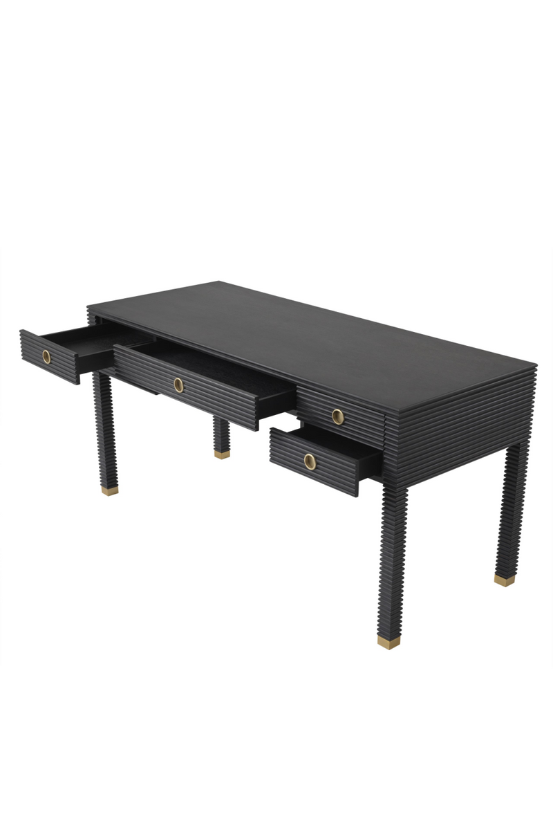 Charcoal Oak Desk | Eichholtz Dimitrios | Eichholtz Miami
