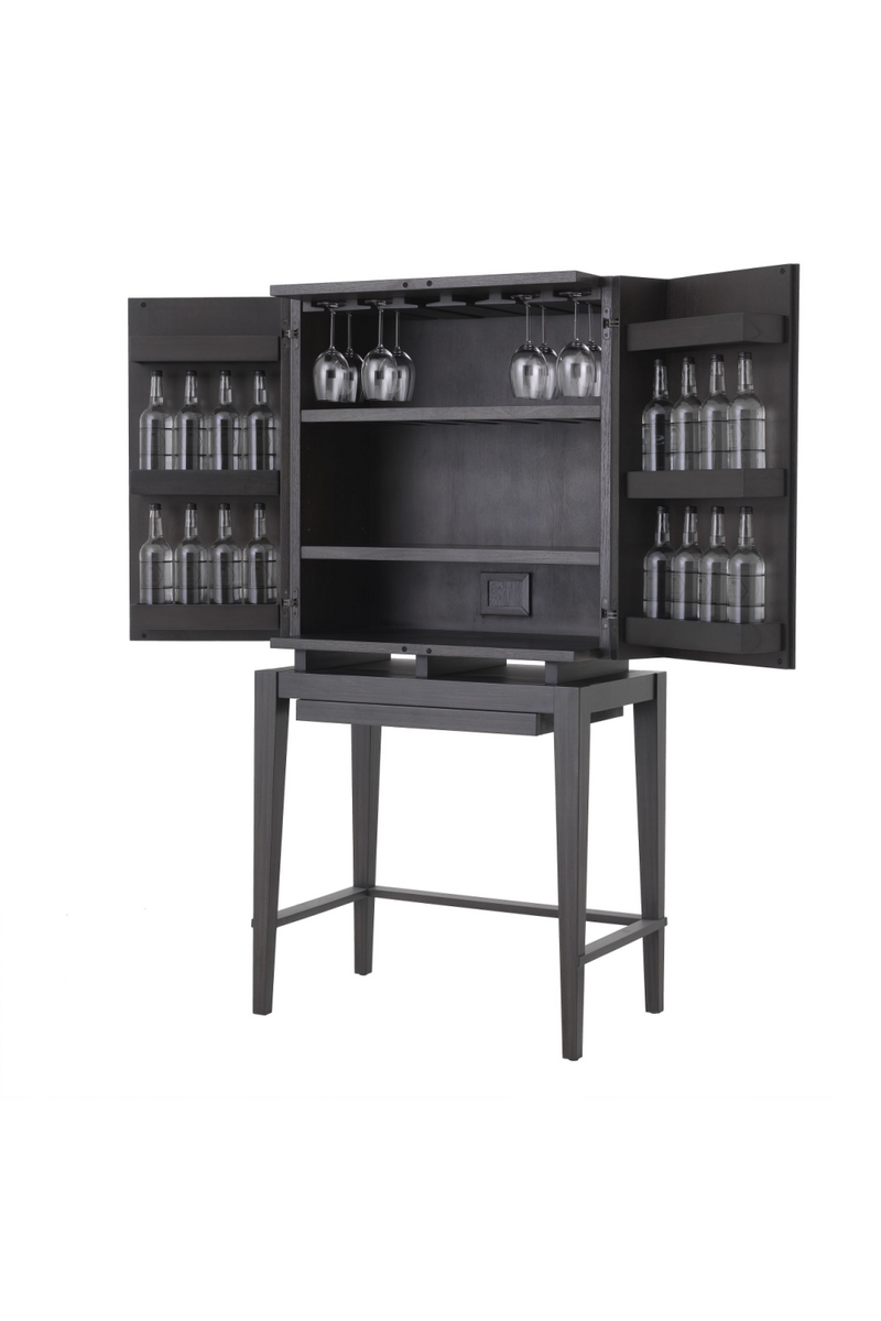 Charcoal Oak Storage Cabinet | Eichholtz Dimitros | Eichholtz Miami