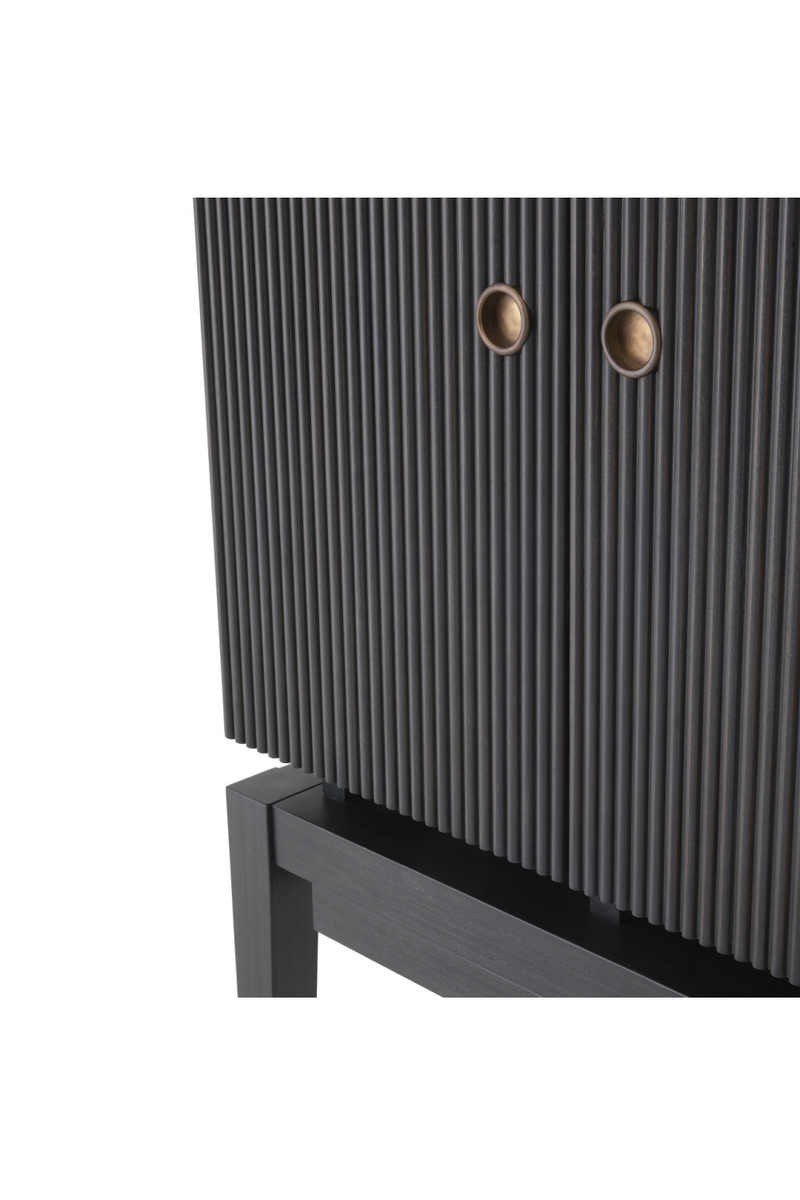 Charcoal Oak Storage Cabinet | Eichholtz Dimitros | Eichholtz Miami