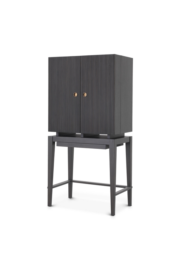 Charcoal Oak Storage Cabinet | Eichholtz Dimitros | Eichholtz Miami