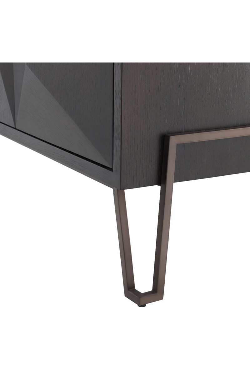 Modern Brown Oak Media/TV Cabinet - Eichholtz Highland | Eichholtzmiami.com