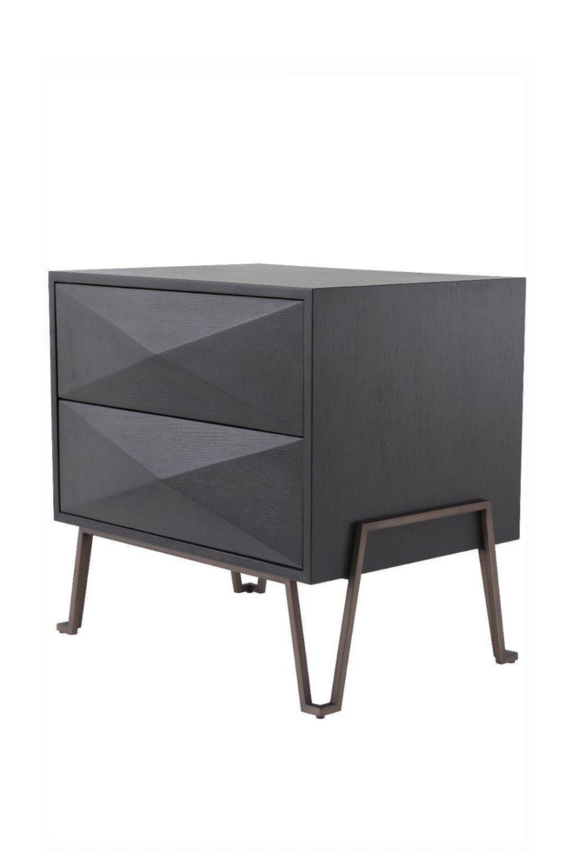 Bronze Oak Hairpin Nightstand | Eichholtz Highland | Eichholtz Miami