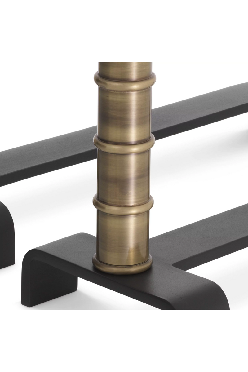 Metal Andiron Set (2) | Eichholtz Vauxbons | Eichholtzmiami.com