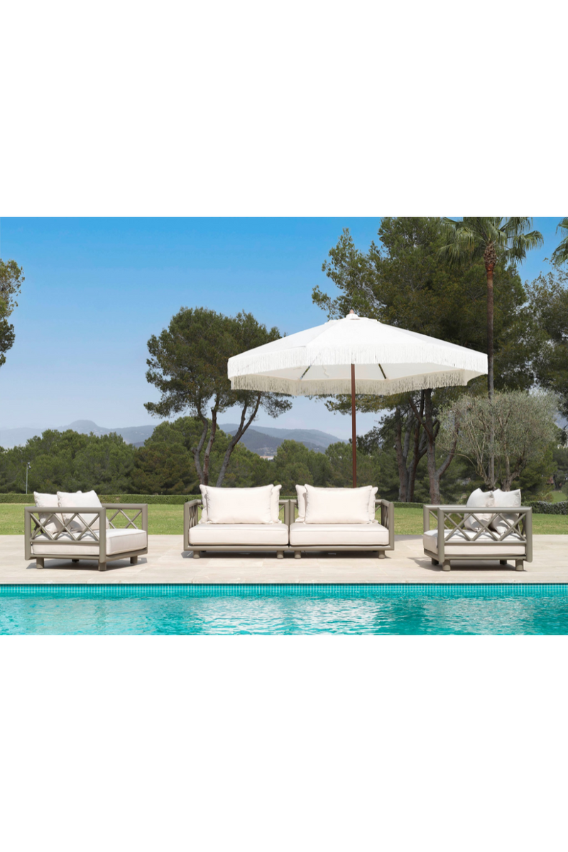 Gray Sunbrella Outdoor Sofa | Eichholtz Mandelieu | Eichholtz Miami