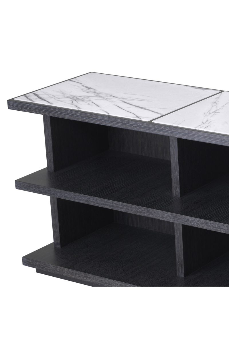 Gray Oak Marble TV Cabinet | Eichholtz Miguel |