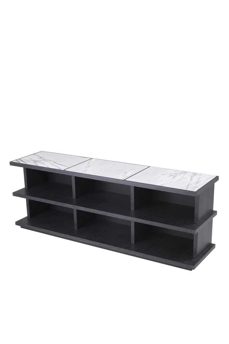 Gray Oak Marble TV Cabinet | Eichholtz Miguel |