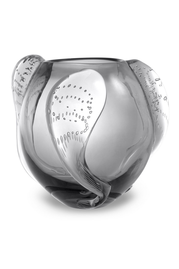 Gray Handblown Glass Vase | Eichholtz Sianluca L | Eichholtzmiami.com