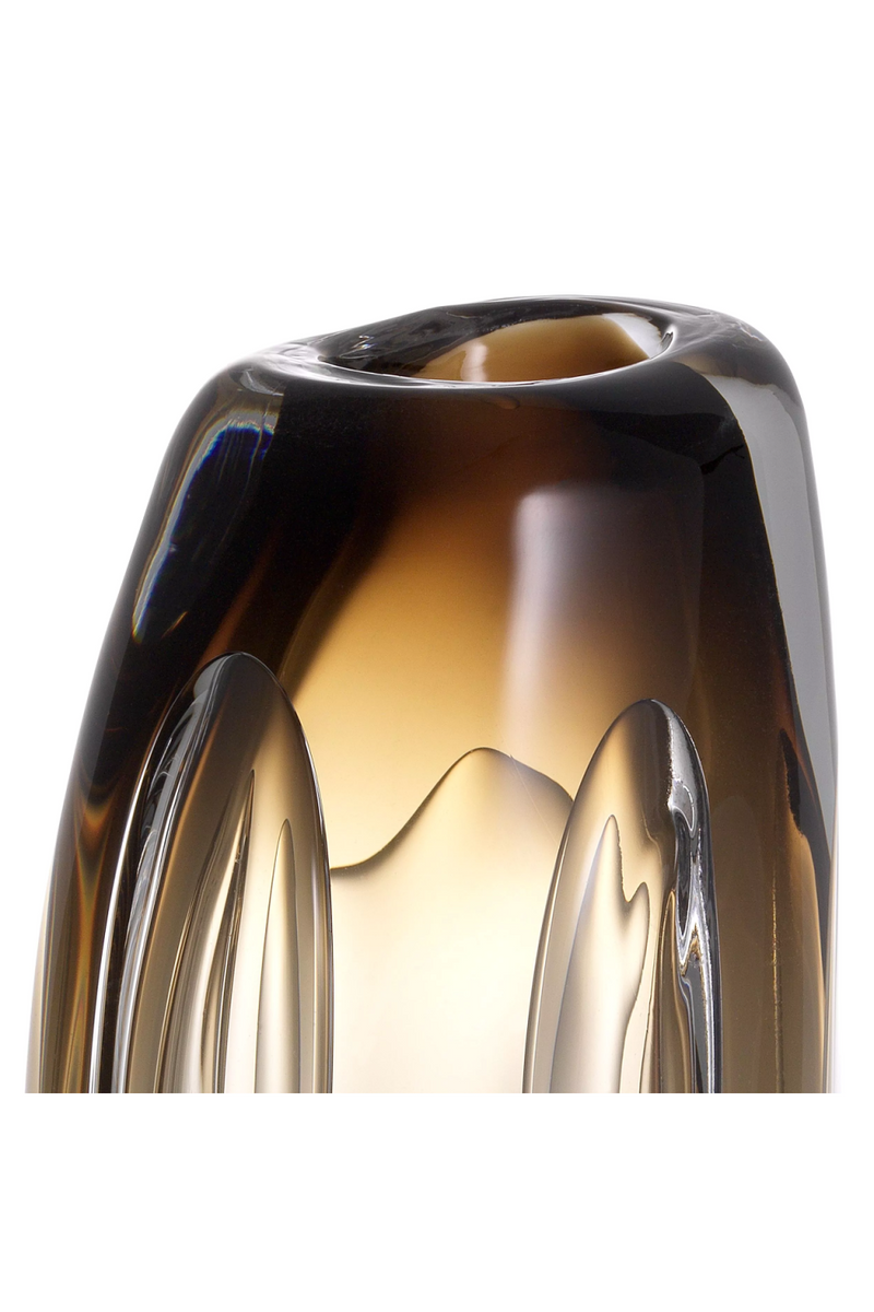 Brown Handblown Glass Vase | Eichholtz Sianni L  | Eichholtzmiami.com
