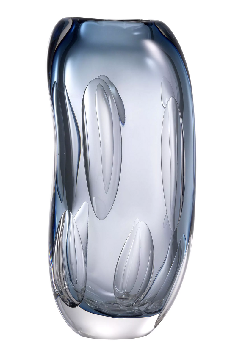 Blue Handblown Glass Vase | Eichholtz Sianni M | Eichholtzmiami.com