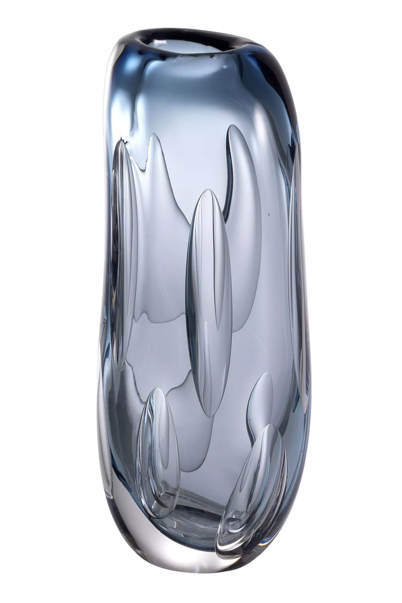 Blue Handblown Glass Vase | Eichholtz Sianni M | Eichholtzmiami.com
