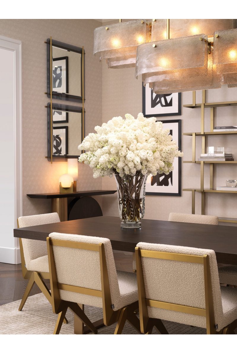 Cream Bouclé V-Leg Dining Chair | Eichholtz Fico | Eichholtzmiami.com