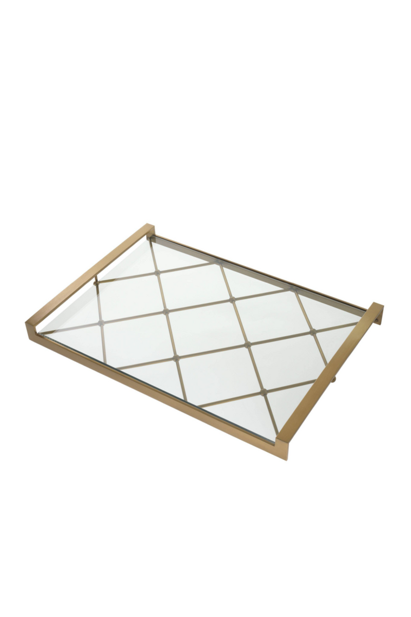 Brass Glass Tray | Eichholtz Goa | Eichholtzmiami.com