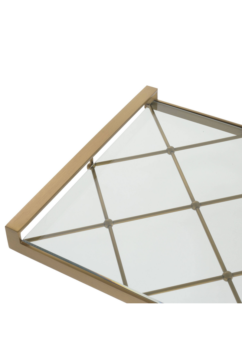 Brass Glass Tray | Eichholtz Goa | Eichholtzmiami.com