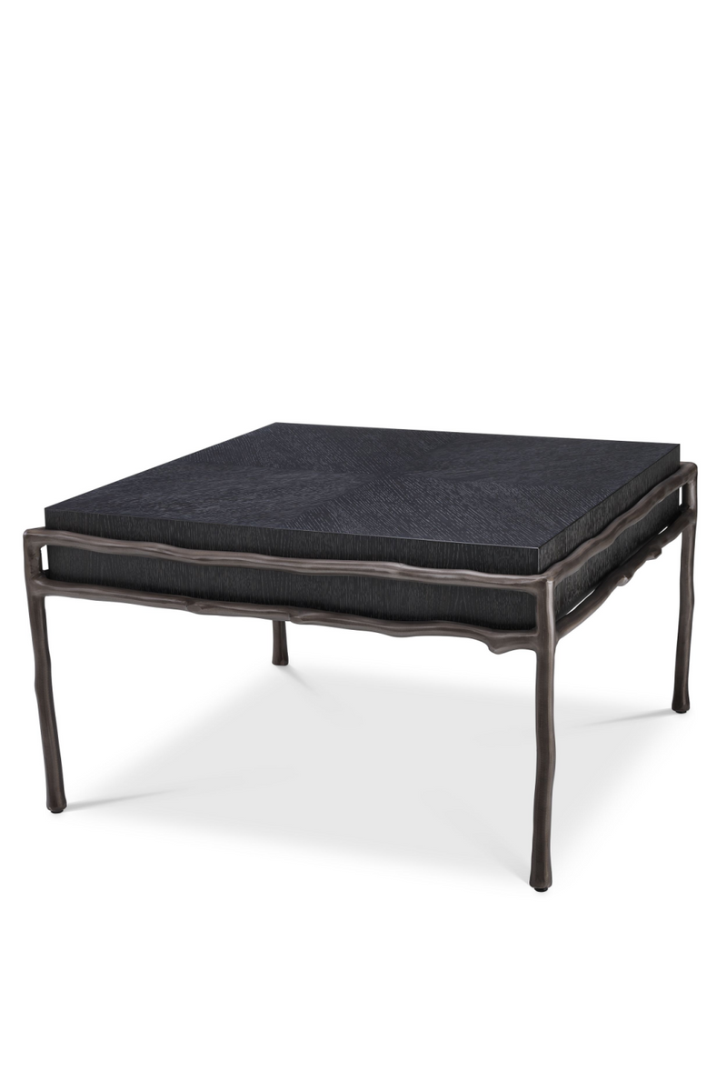 Charcoal Oak Square Side Table | Eichholtz Premier | Eichholtz Miami
