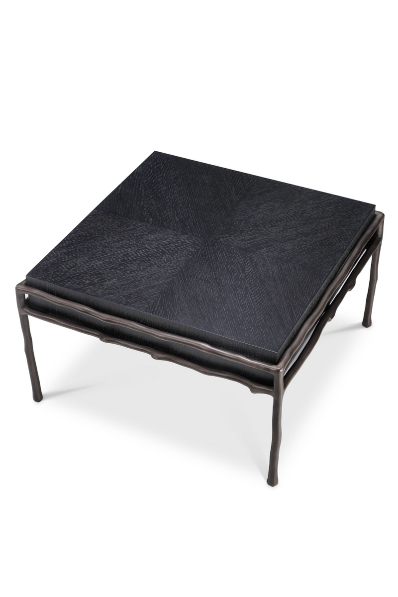 Charcoal Oak Square Side Table | Eichholtz Premier | Eichholtz Miami