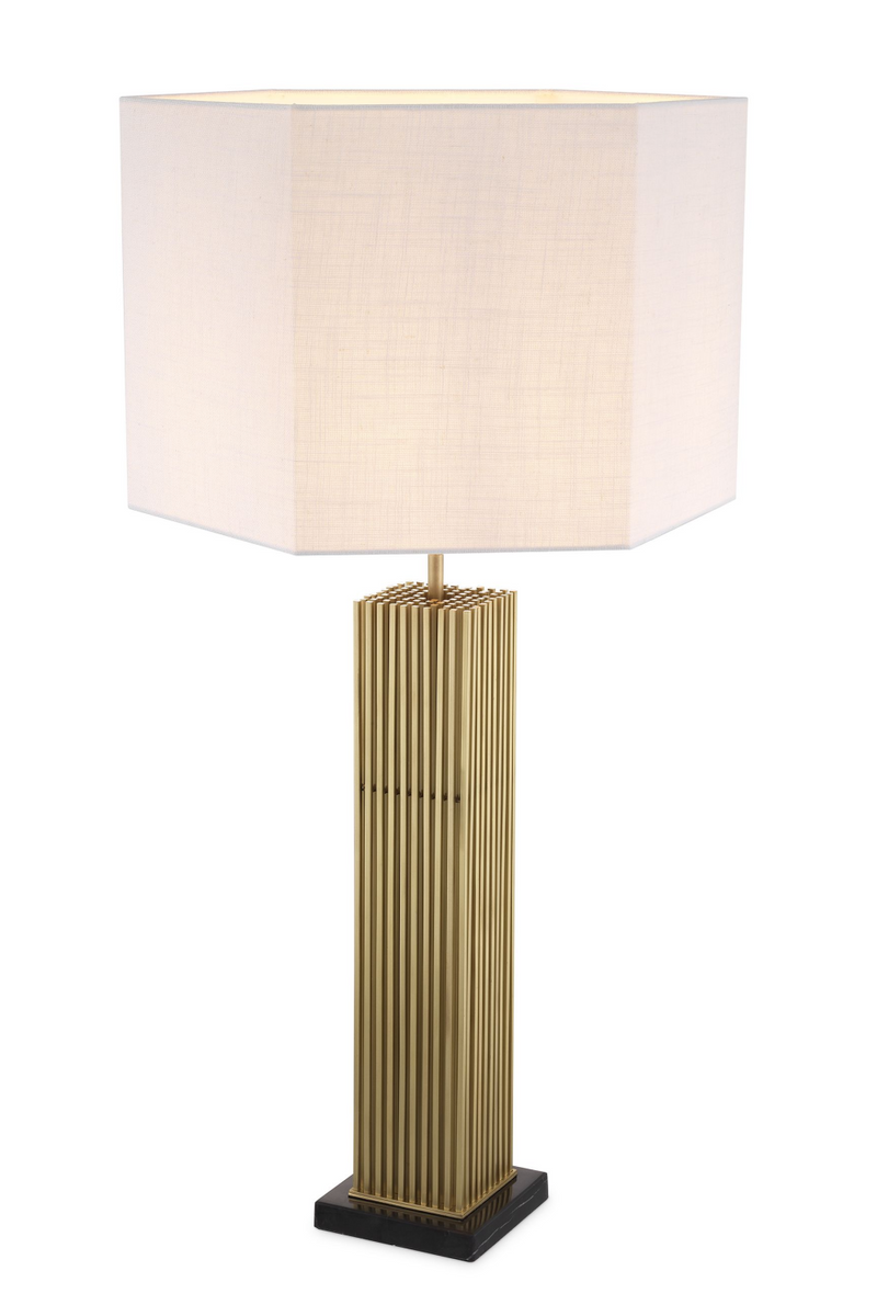 Brass Black Marble Table Lamp | Eichholtz Viggo | Eichholtz Miami