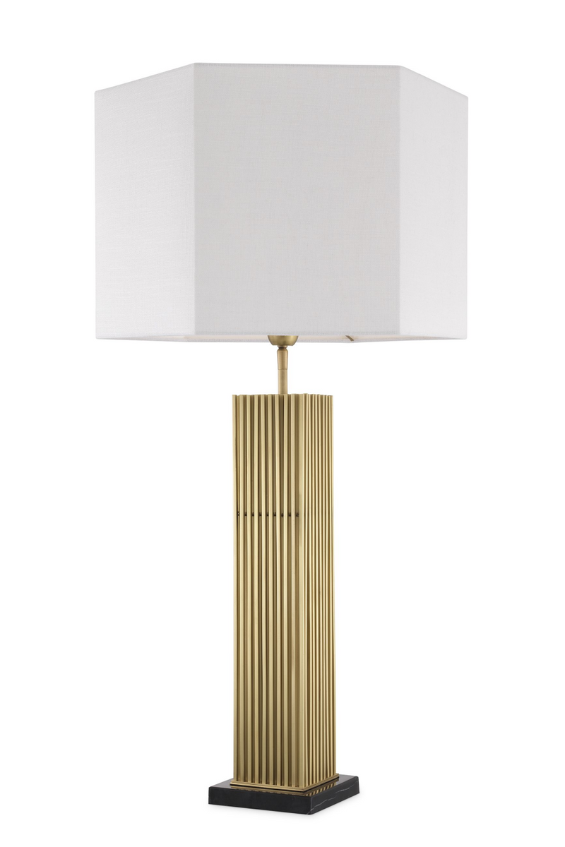 Brass Black Marble Table Lamp | Eichholtz Viggo | Eichholtz Miami