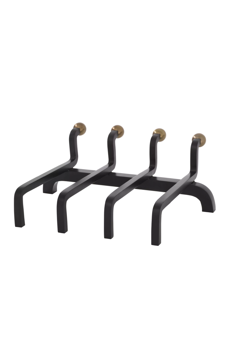 Black Modern Andiron | Eichholtz Brinon | Eichholtzmiami.com