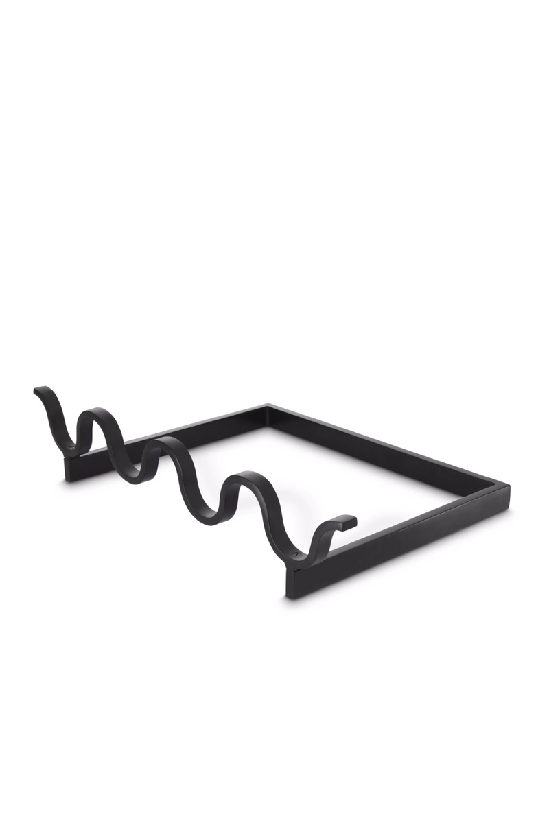Black Minimalist Andiron | Eichholtz Barlieu | Eichholtzmiami.com