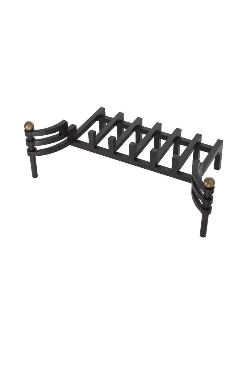 Black Metal Andiron | Eichholtz Artesia | Eichholtzmiami.com