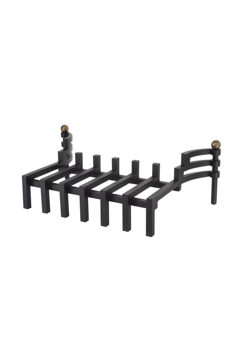 Black Metal Andiron | Eichholtz Artesia | Eichholtzmiami.com