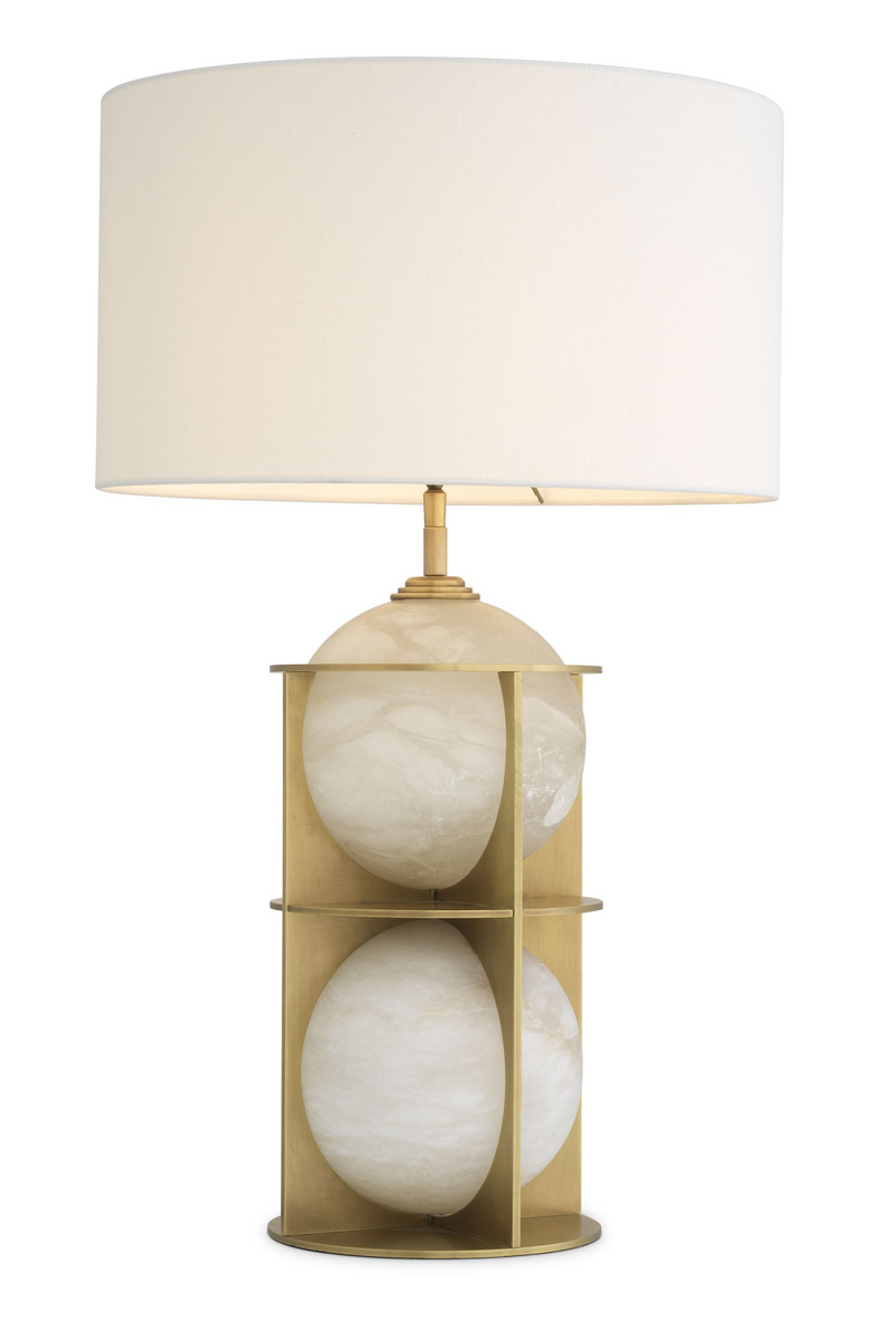 Round Alabaster Table Lamp | Eichholtz Eternity | Eichholtzmiami.com