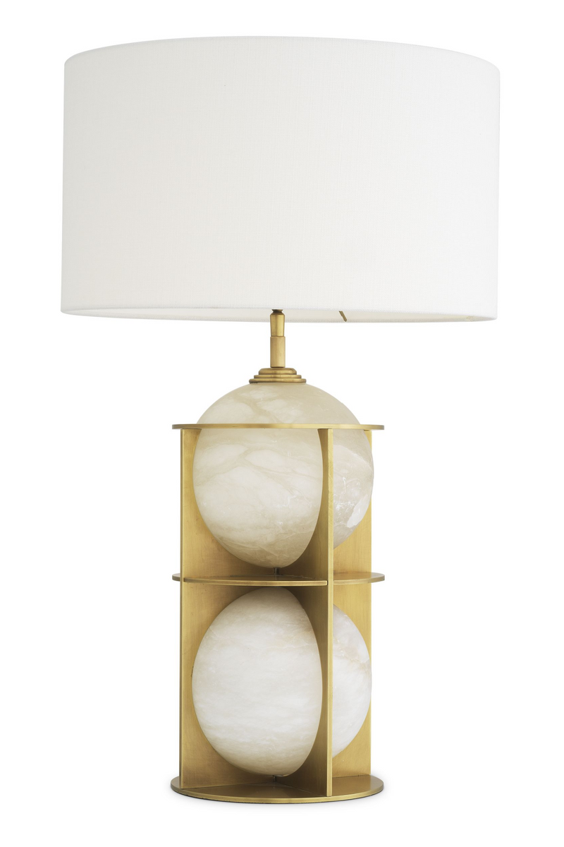 Round Alabaster Table Lamp | Eichholtz Eternity | Eichholtzmiami.com