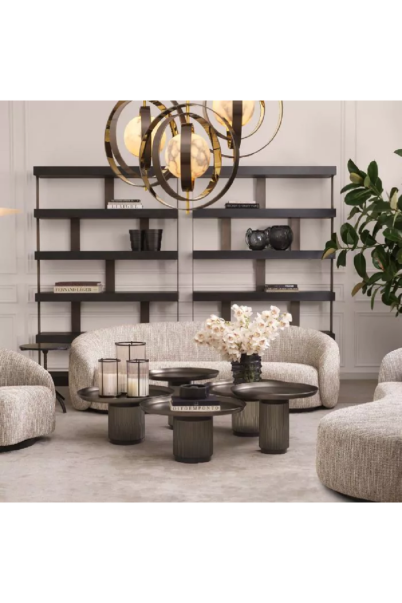 Bronze 5 Shelf Bookcase | Eichholtz Dalmar | Eichholtzmiami.com