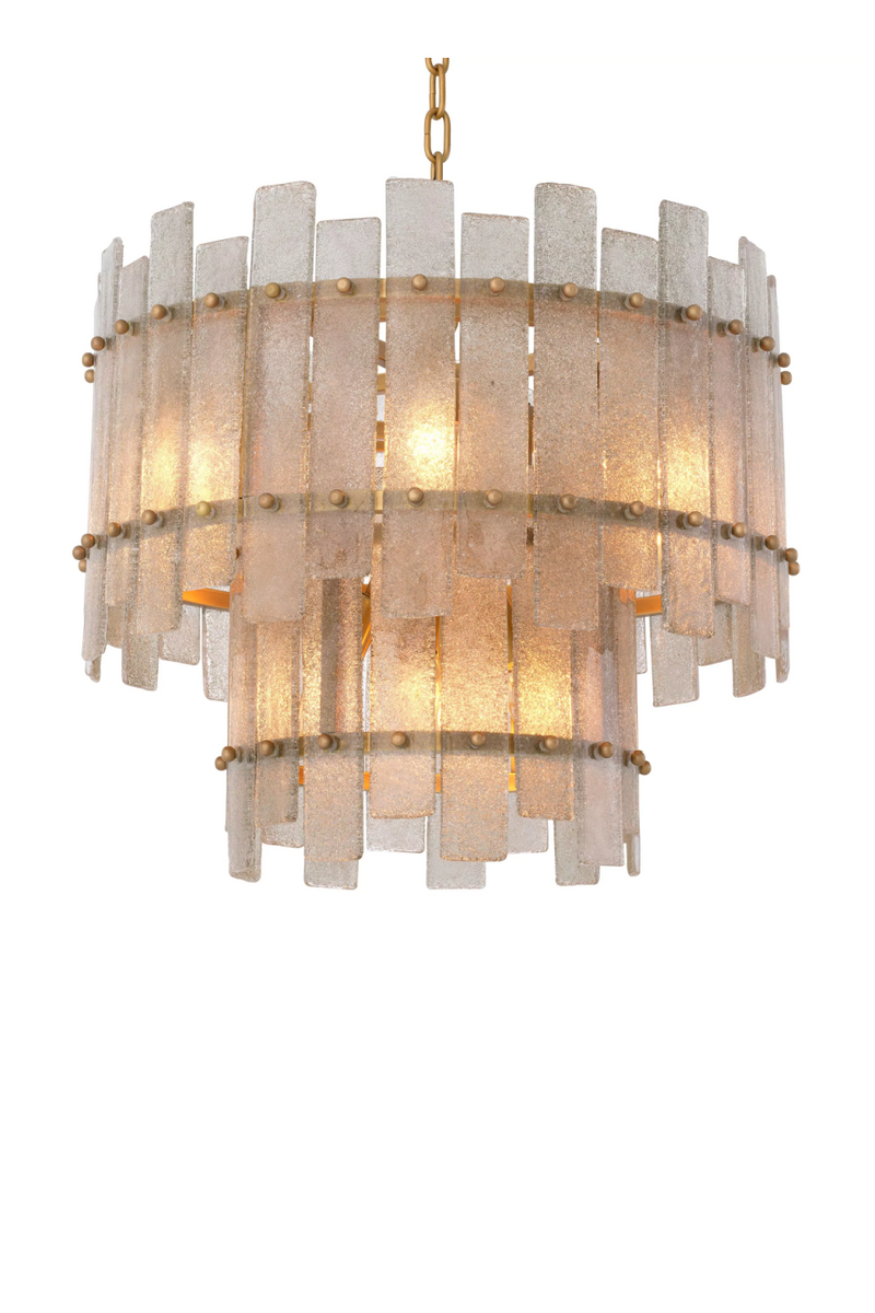 Frosted Hand-Blown Glass Chandelier | Eichholtz Caprera | Eichholtz Miami