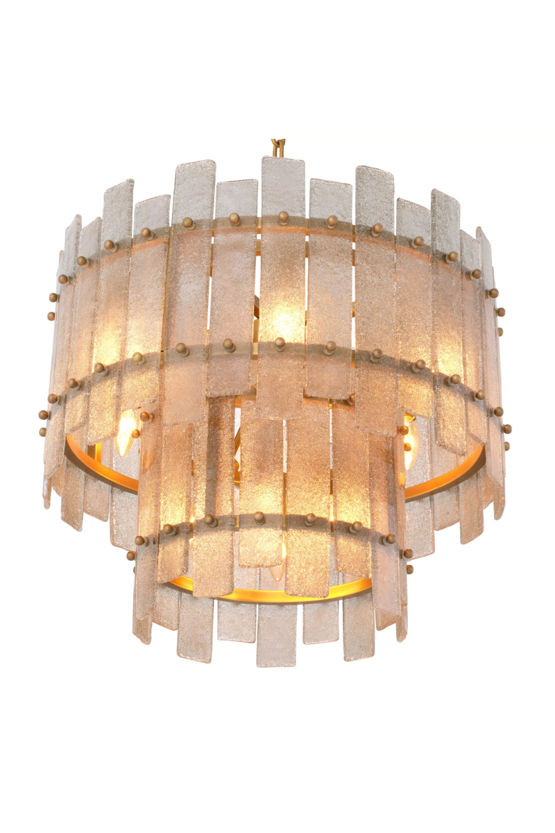 Frosted Hand-Blown Glass Chandelier | Eichholtz Caprera | Eichholtz Miami