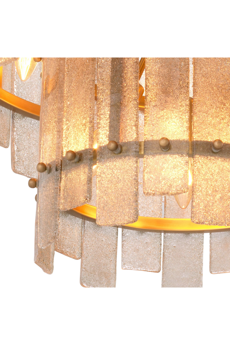 Frosted Hand-Blown Glass Chandelier | Eichholtz Caprera | Eichholtz Miami