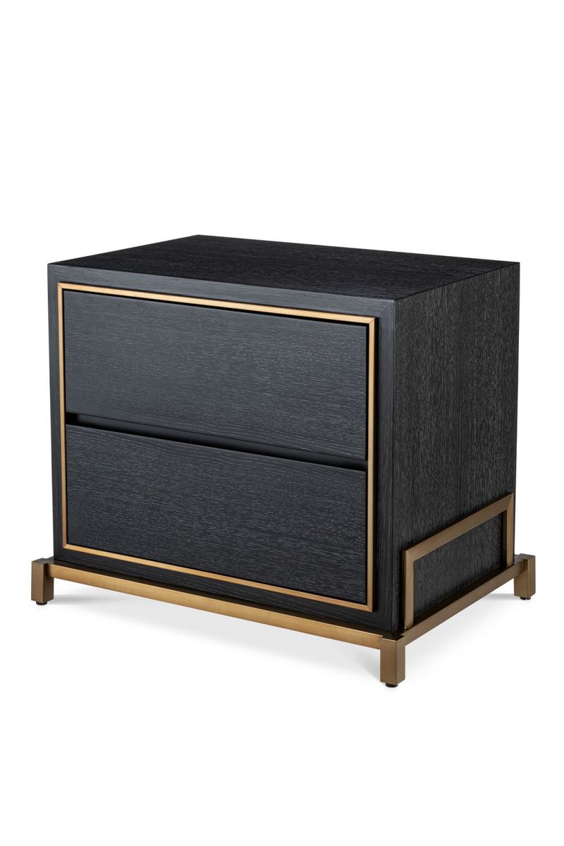 Charcoal Oak Bedside Table | Eichholtz Hazel | Eichholtz Miami