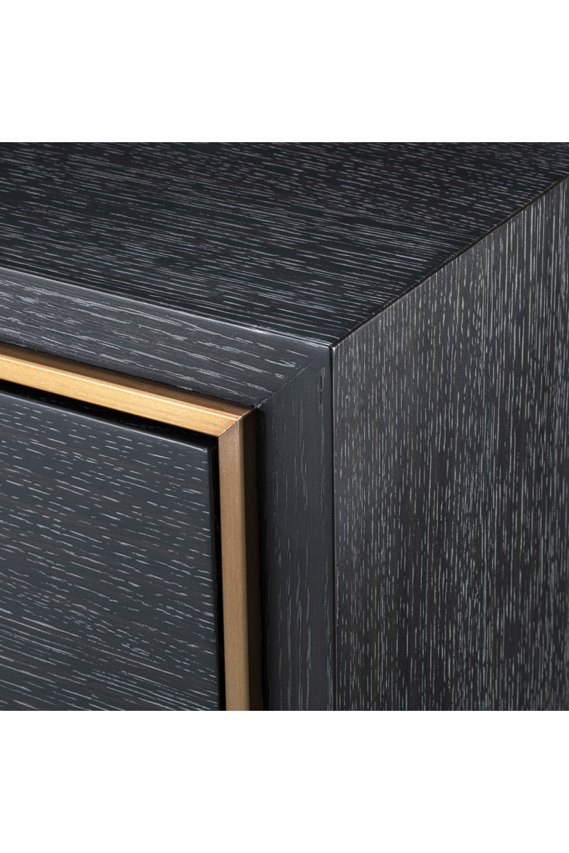 Charcoal Oak Bedside Table | Eichholtz Hazel | Eichholtz Miami