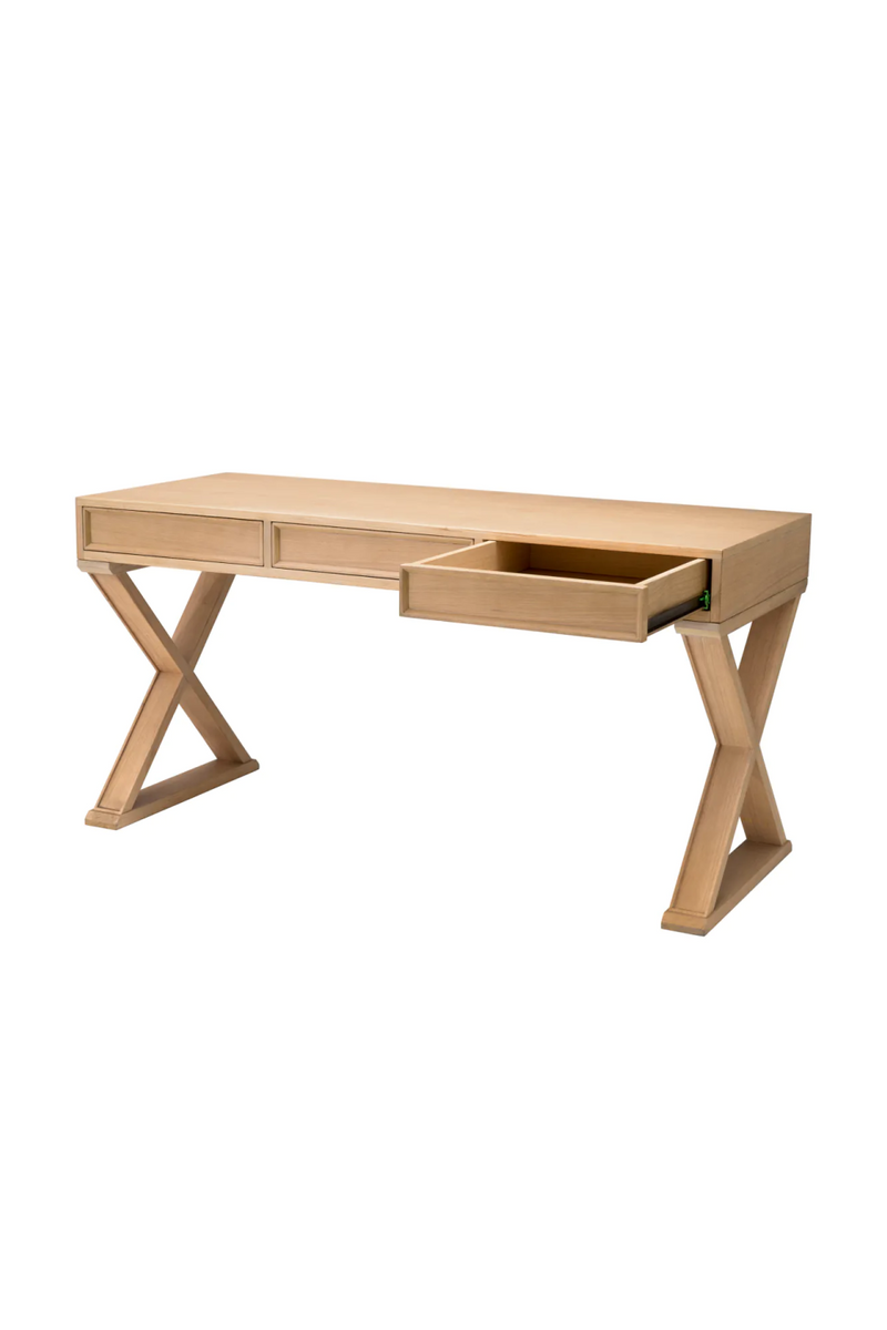 Natural Oak Desk | Eichholtz Sardinia | Eichholtzmiami.com