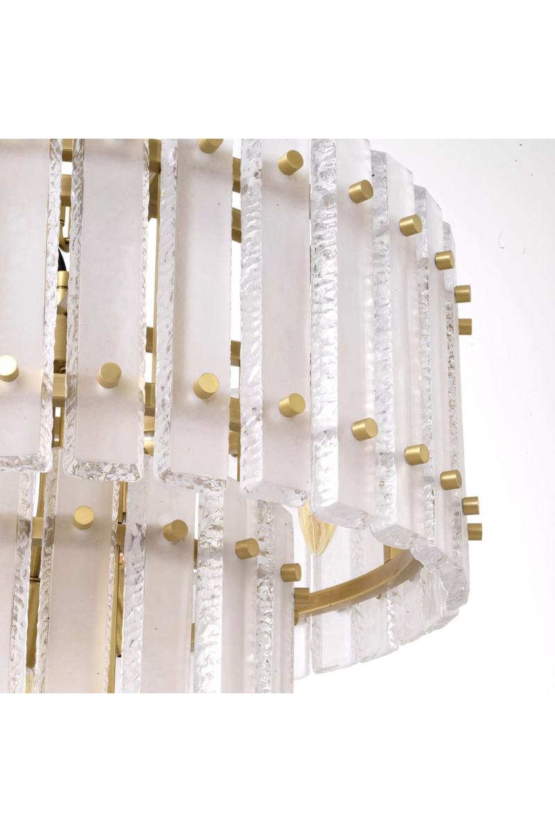 Frosted Glass Plates Chandelier | Eichholtz Blason | Eichholtz Miami