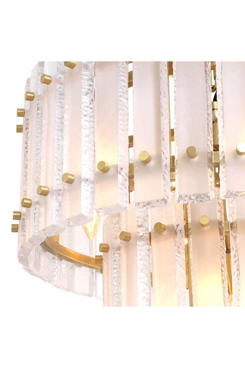 Frosted Glass Plates Chandelier | Eichholtz Blason | Eichholtz Miami