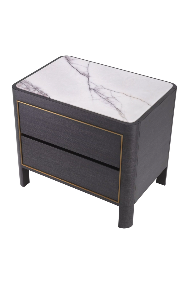 Charcoal Gray Bedside Table | Eichholtz Corazon | Eichholtzmiami.com