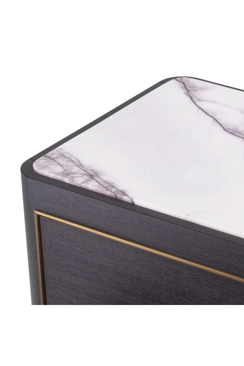 Charcoal Gray Bedside Table | Eichholtz Corazon | Eichholtzmiami.com