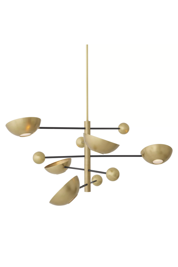 Antique Brass Bowls Chandelier | Eichholtz Salinas | Eichholtz Miami