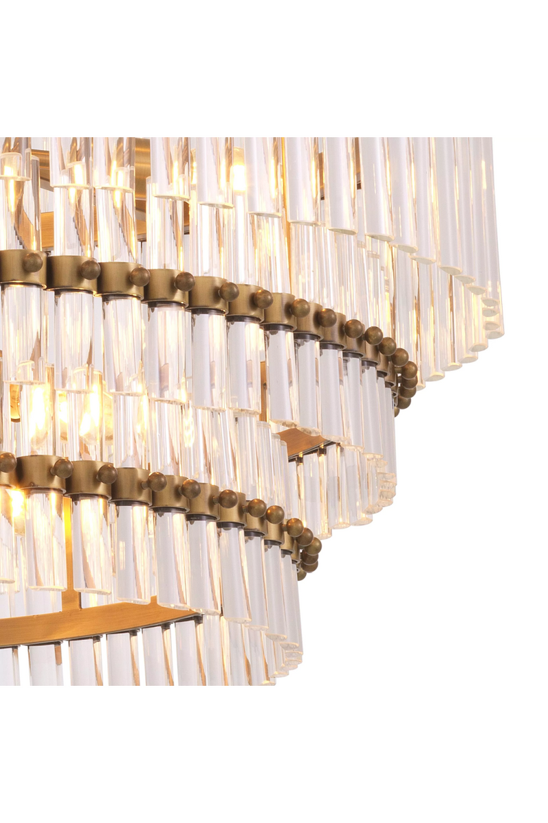 Tiered Glass Tubes Chandelier | Eichholtz Scottsdale | Eichholtz Miami