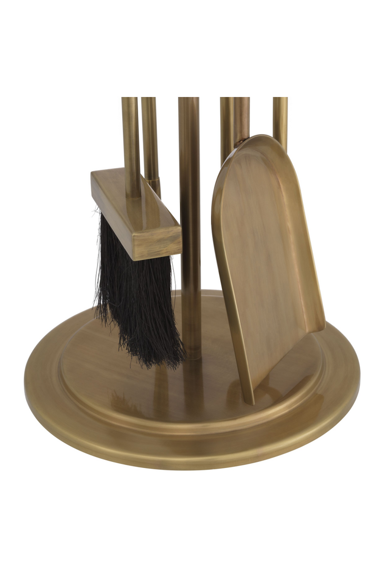 Vintage Brass Fire Tools Set | Eichholtz Lara | Eichholtzmiami.com