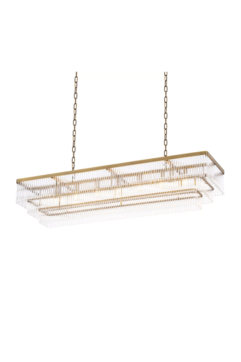 Glass Rods Modern Chandelier | Eichholtz East | Eichholtz Miami