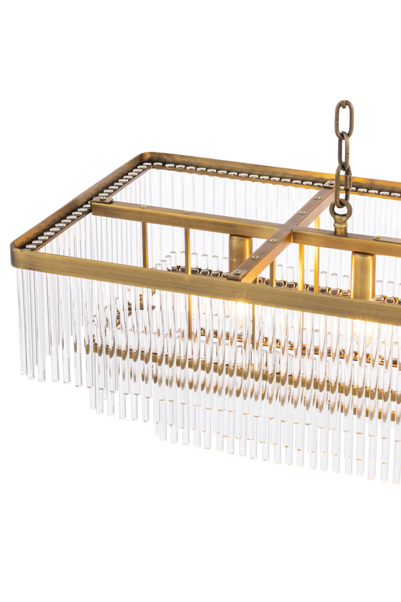 Glass Rods Modern Chandelier | Eichholtz East | Eichholtz Miami