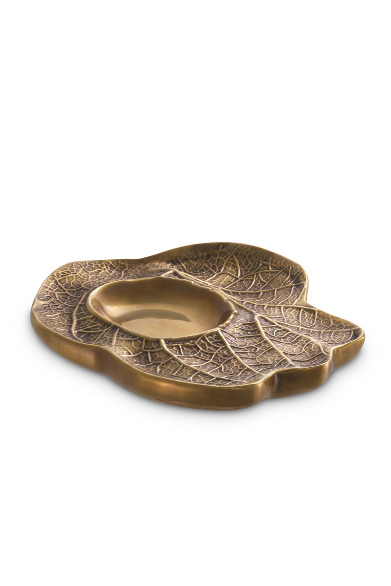 Vintage Brass Leaf Bowl | Eichholtz Clemence | Eichholtzmiami.com