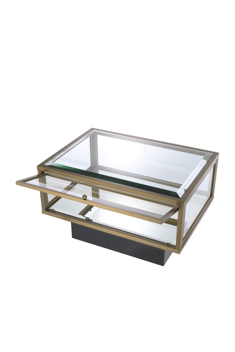 Brass Framed Glass Side Table | Eichholtz Ryan | Eichholtzmiami.com