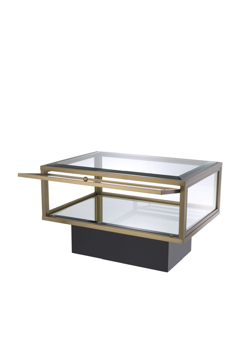 Brass Framed Glass Side Table | Eichholtz Ryan | Eichholtzmiami.com
