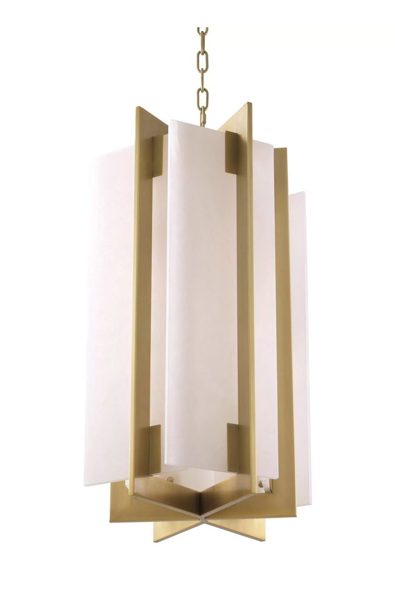 Gold with Alabaster Chandelier | Eichholtz Lugano | Eichholtz Miami